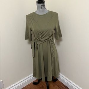 NWT Lululemon Cotton Wrap-Front T-Shirt Dress, 8